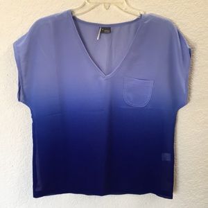 ⚡️2for$20⚡️Urban Outfitters Blue Ombré Blouse